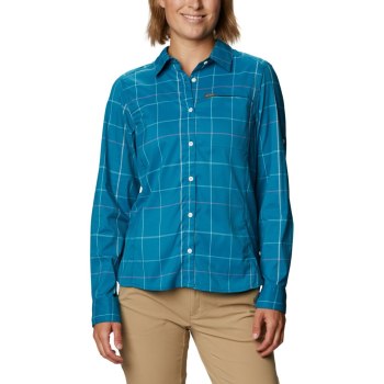 Columbia Ženske Košulje - Willow Orchard Lite Long Sleeve Plave | CWAE-06857